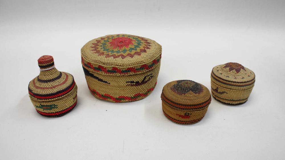 FOUR NATIVE AMERICAN (MAKAH)
