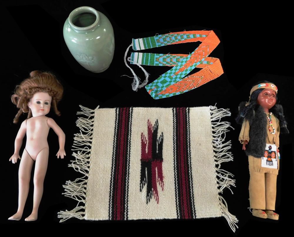 FOUR NATIVE AMERICAN SOUVENIRS, A