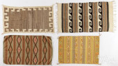 FOUR NAVAJO INDIAN WEAVINGS<br