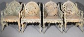 FOUR NEOCLASSICAL STYLE WEATHE