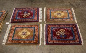 FOUR NEPALESE CARPETS Four Nep