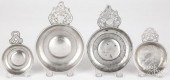 FOUR NEW ENGLAND PEWTER PORRIN