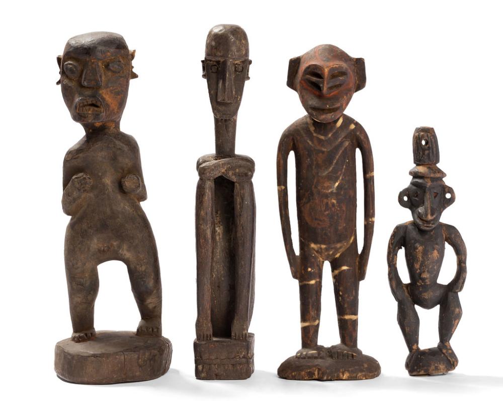 FOUR NEW GUINEA ANCESTOR