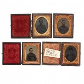 FOUR NINTH-PLATE IMAGES OF CIV