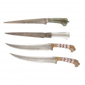 FOUR NORTHERN INDIAN DAGGERS
1