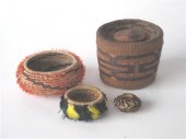 Four Northwestern small basket