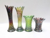 FOUR NORTHWOOD "LEAF COLUMNS"