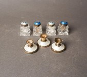 FOUR NORWEGIAN ENAMEL DECORATE