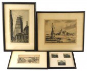 FOUR NYC THEMED PRINTS, NAT LO