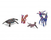 FOUR OAXACAN ALEBRIJES FIGURES
