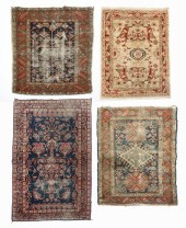 FOUR ORIENTAL AREA RUGS. Twent