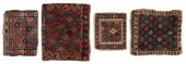 FOUR ORIENTAL RUGS: JAFFE BAG