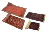 FOUR ORIENTAL RUGS.  Twentieth