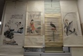 FOUR ORIENTAL SCROLLS TO INCLU