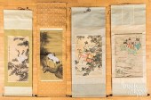 FOUR ORIENTAL SCROLLS.Four Ori