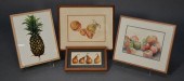 FOUR ORIGINAL WATERCOLORS OF F