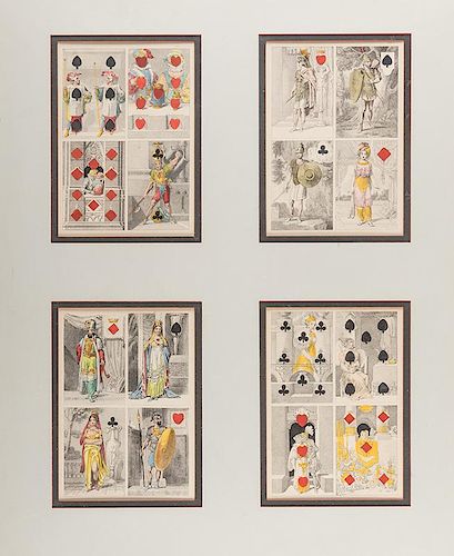 FOUR PAGES (16 CARDS) OF “PICTORIAL