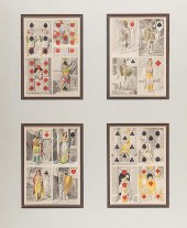 FOUR PAGES (16 CARDS) OF “PICT