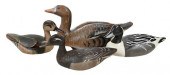 FOUR PAINTED DUCK DECOYSAmeric
