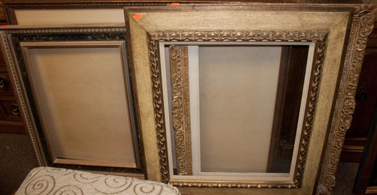 Four painted wood frames Estimate $