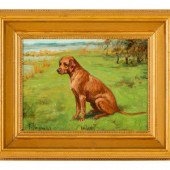 Four Paintings of Dogs
19th/20