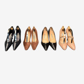 FOUR PAIR MANOLA BLAHNIK LADIE