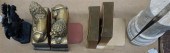 FOUR PAIRS ASSORTED BOOKENDSFo