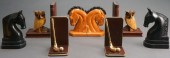 FOUR PAIRS OF ASSORTED BOOKEND