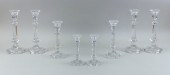 FOUR PAIRS OF BACCARAT “HARCOU