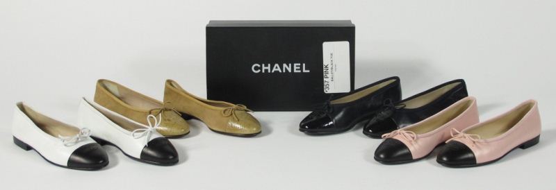 Four Pairs of Ballet Flats