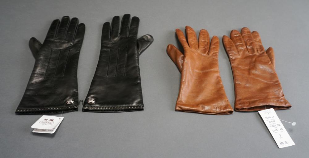 FOUR PAIRS OF CASHMERE LINED