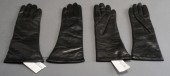 FOUR PAIRS OF CASHMERE LINED B