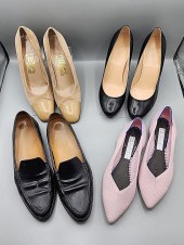 Four pairs of ladies shoes wit