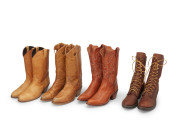 FOUR PAIRS OF MEN'S VINTAGE WE