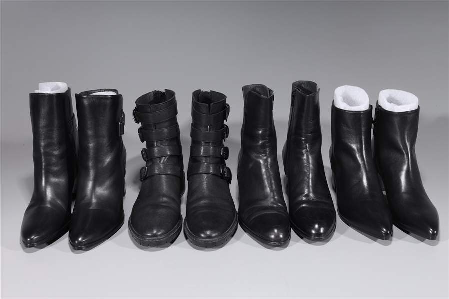 Four pairs of Stuart Weitzman boots