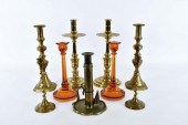 FOUR PAIRS OF VARIED CANDLESTI