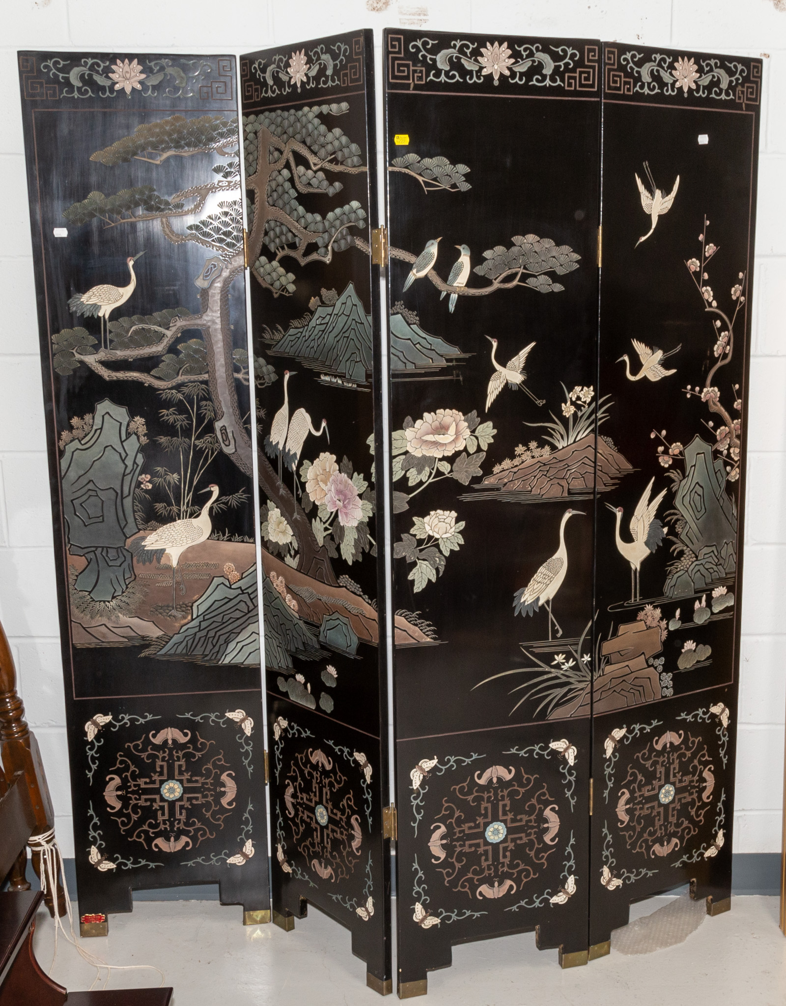 FOUR-PANEL COROMANDEL LACQUER