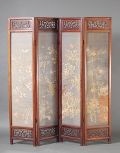 FOUR-PANEL FLOOR SCREEN Chines