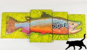 FOUR-PANEL STRETCHED CANVAS PA