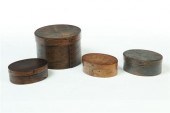 FOUR PANTRY BOXES.  American