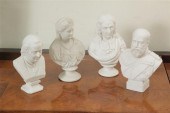 FOUR PARIAN BUSTS. Including o
