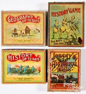 FOUR PARKER BROS. LEARNING GAM
