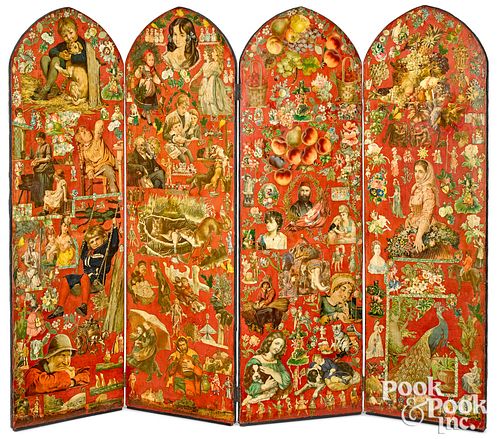 FOUR-PART DECOUPAGE FOLDING
