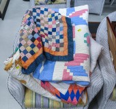 FOUR PATCHWORK QUILTS Comprisi