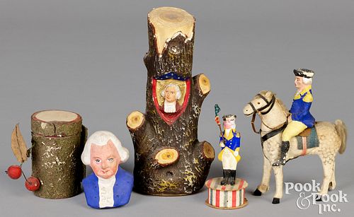 FOUR PATRIOTIC GEORGE WASHINGTON