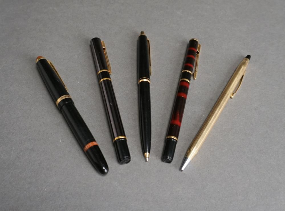 FOUR PENS AND A MECHANICAL
