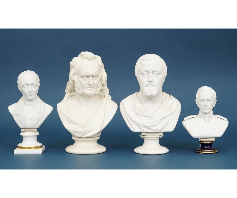 Four Perianware busts one of