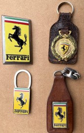 FOUR PERIOD FERRARI ITEMS - OR