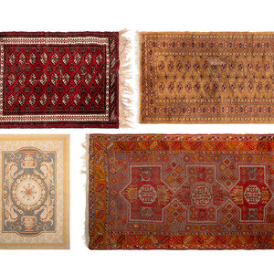 Four Persian Area Rugs 20th Century