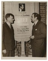 FOUR PHOTOS OF MAGICIAN BILL N
